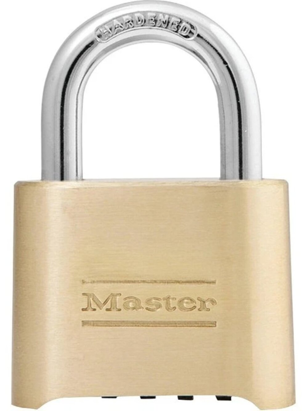 Master Lock Set Your Own Combination Padlock Weather Resistant - Brass Model 175